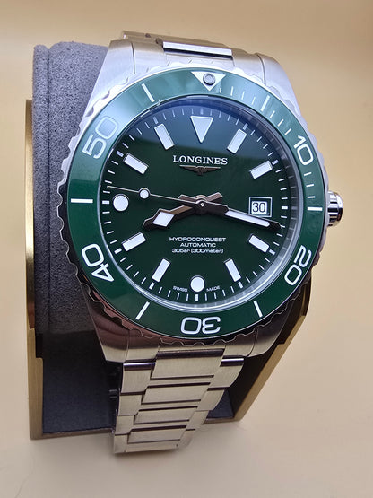 Longines Hydroconquest New Green Ceramic 42mm full set nou 31.07.2026