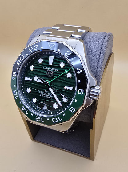 TAG Heuer Aquaracer Green GMT Ceramic 42mm full set 2025
