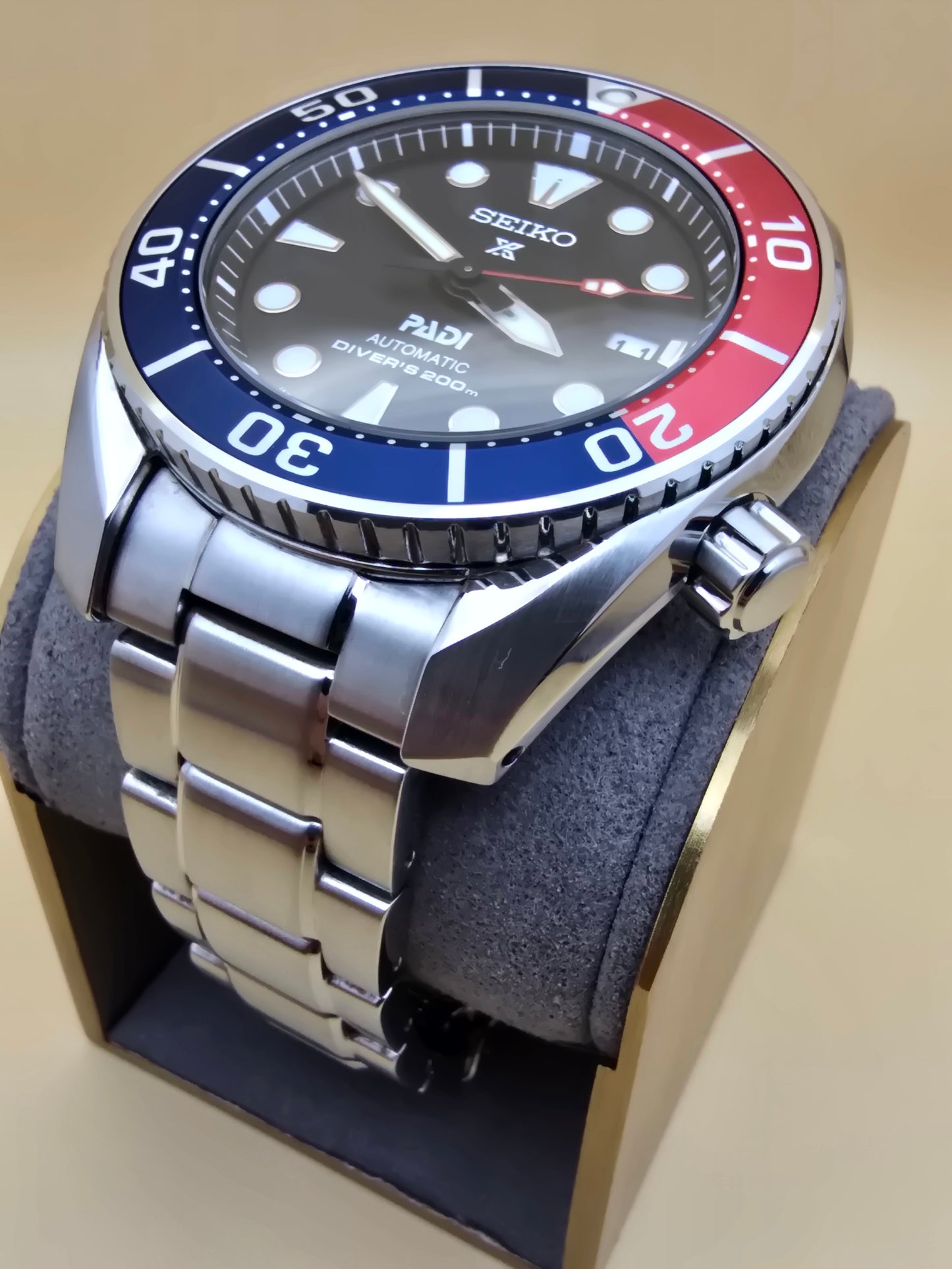 Seiko Sumo Pepsi 6R35 45mm full set 2024