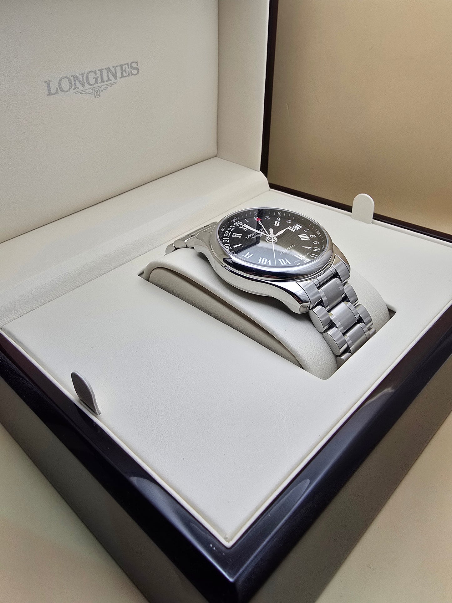 Longines Master Collection GMT 42mm cutie mahon/supracutie