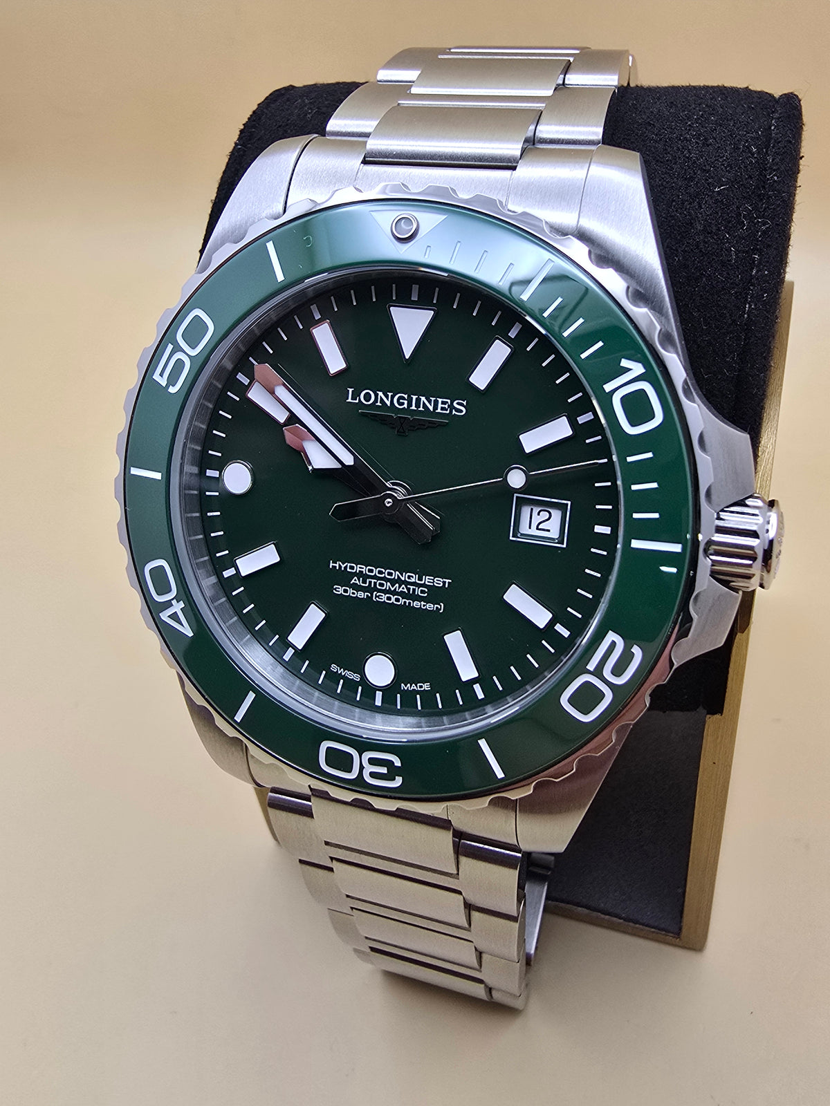 Longines New Hydroconquest Green Ceramic 42mm full set 31.07.2026