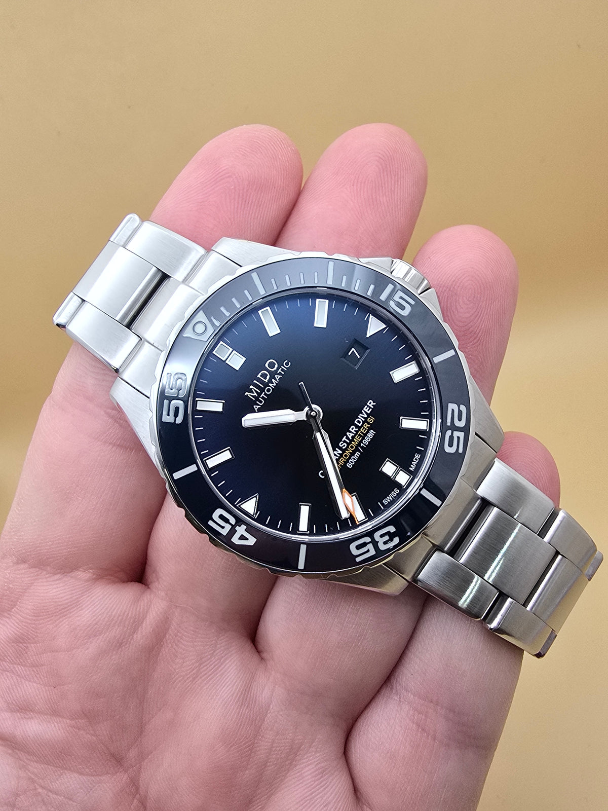 Mido Ocean Star Diver 600m Chronometer Ceramic 43mm full set