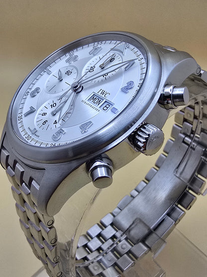 IWC Spitfire Chrono White Dial 42mm 2800eur