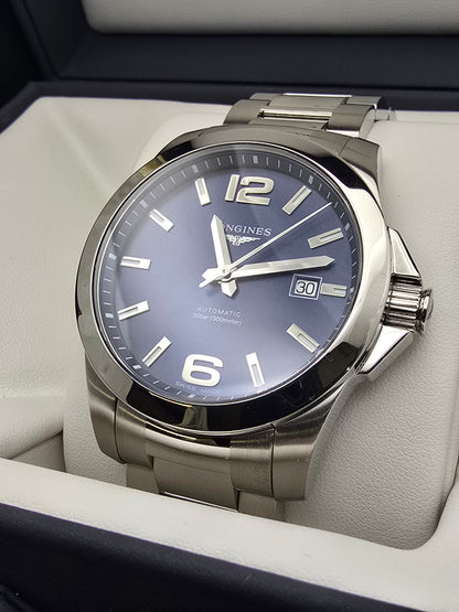 Longines Conquest Blue 41mm L888 cutie/supracutie