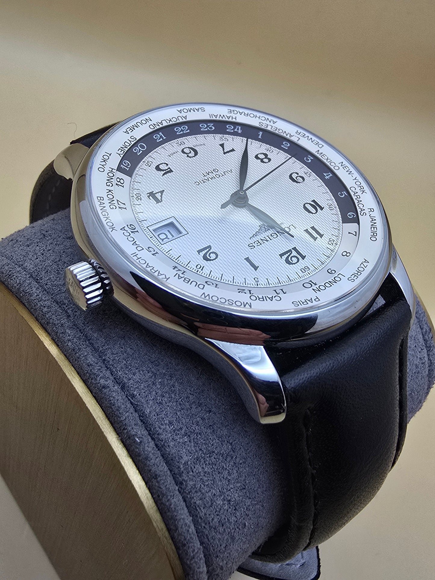 Longines Master Collection World Time GMT 38.5mm cutie originală