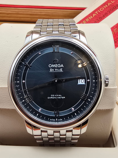 Omega De Ville Blue Co-Axial full set