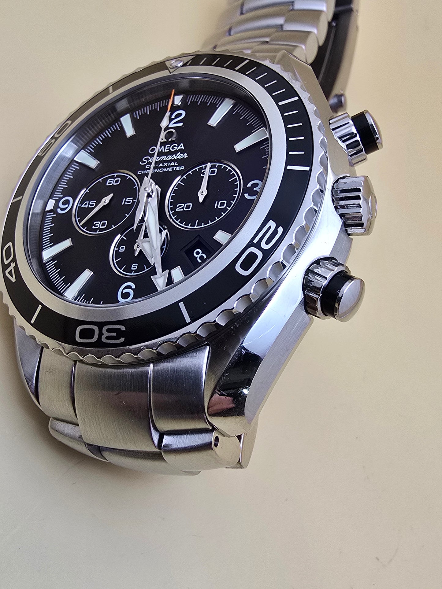 Omega Planet Ocean Co-Axial Cronograph 45.5mm full set 3150Euro