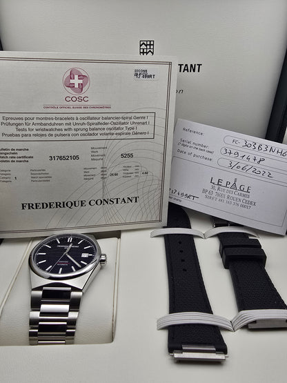 Frederique Constant HighLife Chronometer 39mm full set + extra curea rubber REZERVAT