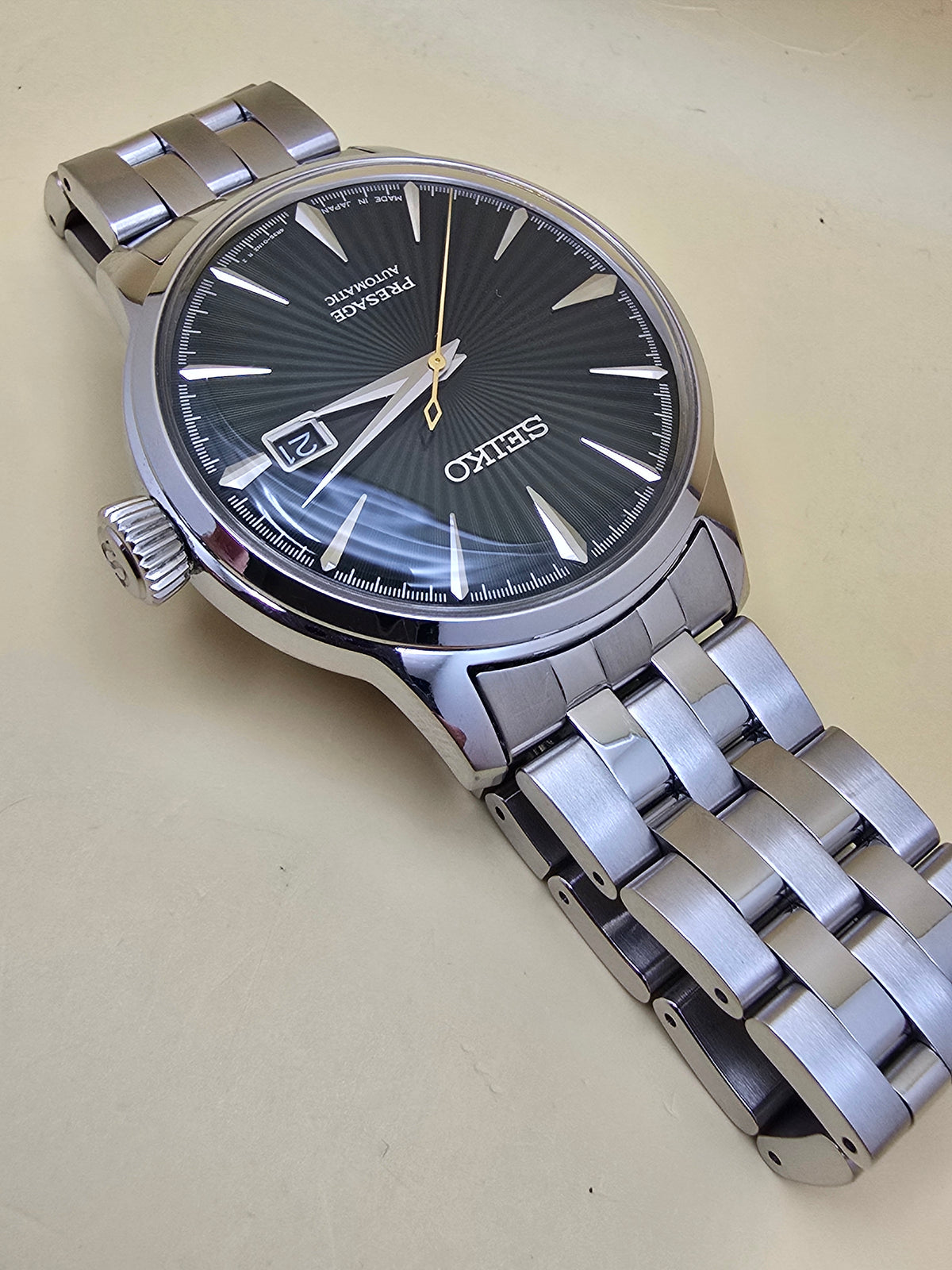 Seiko Presage Green Cocktail Time 40.5mm full set