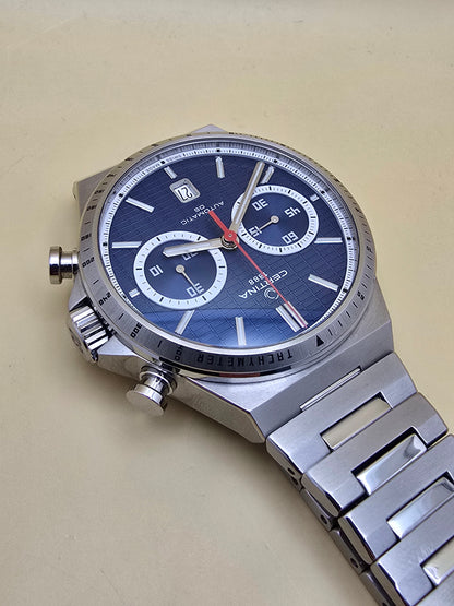 Certina DS-7 Chrono Blue full set 42mm 08.2026