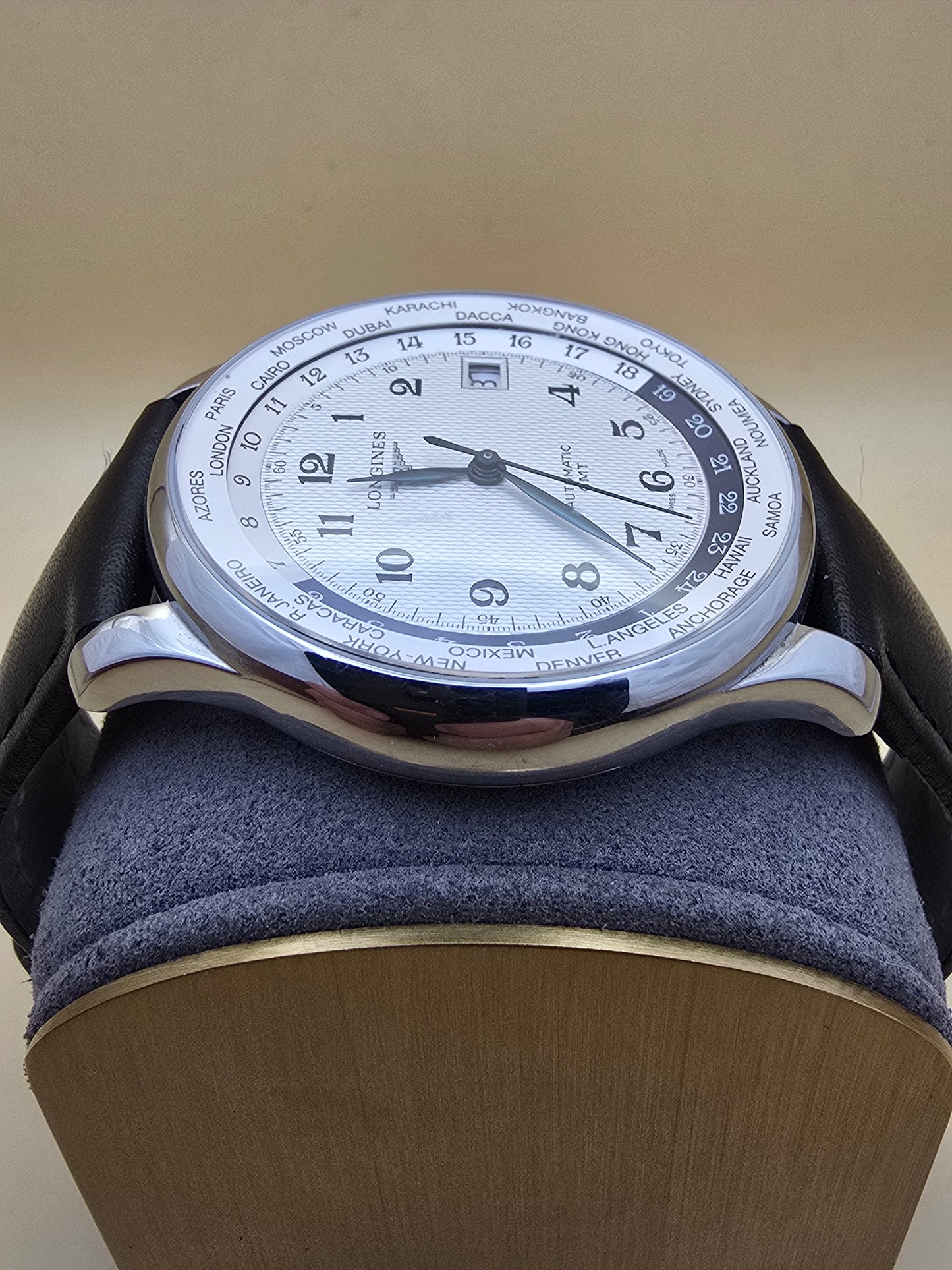 Longines Master Collection World Time GMT 38.5mm cutie originală