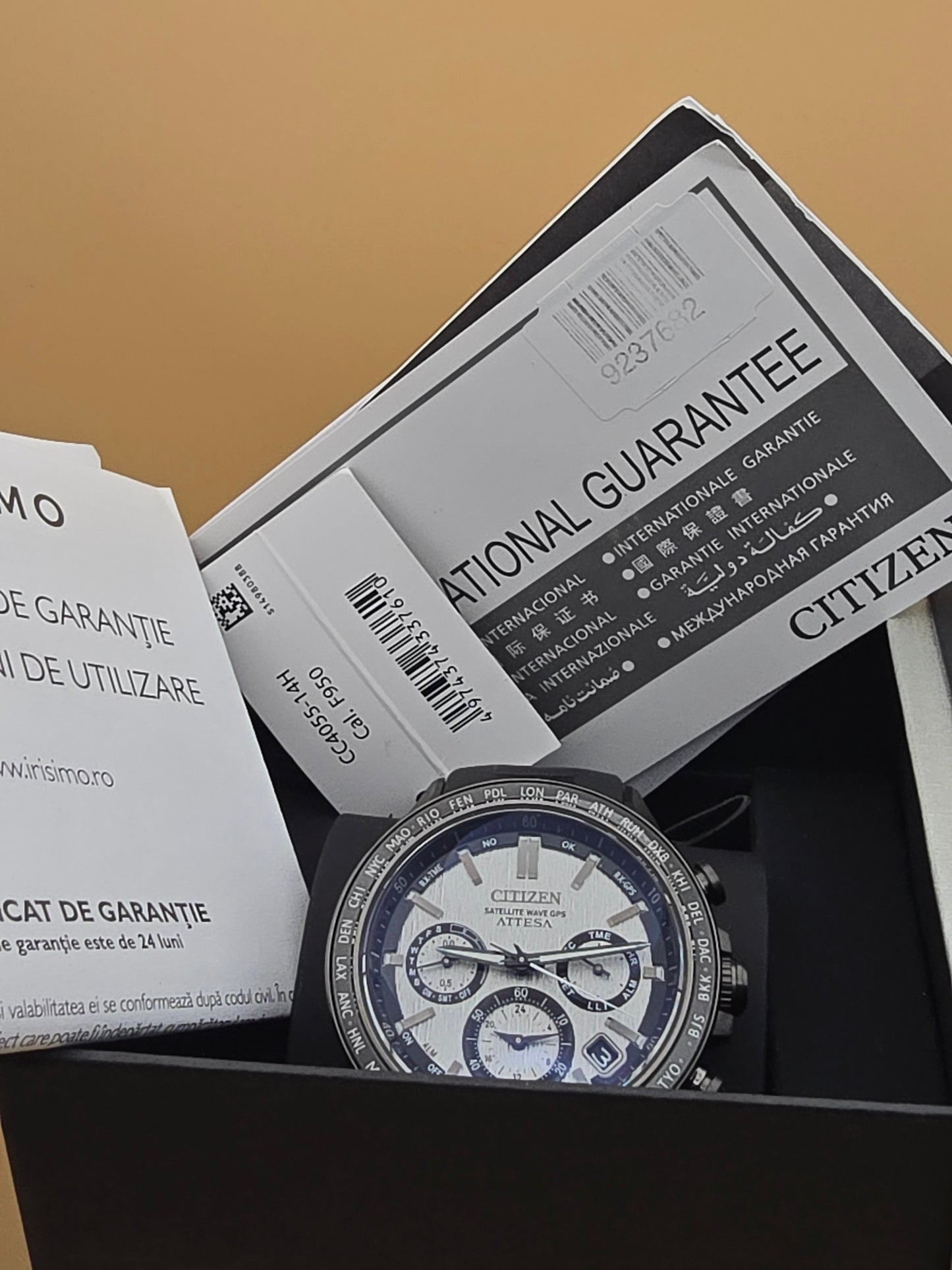 Citizen Attesa Satellite Wave GPS super titanium full set