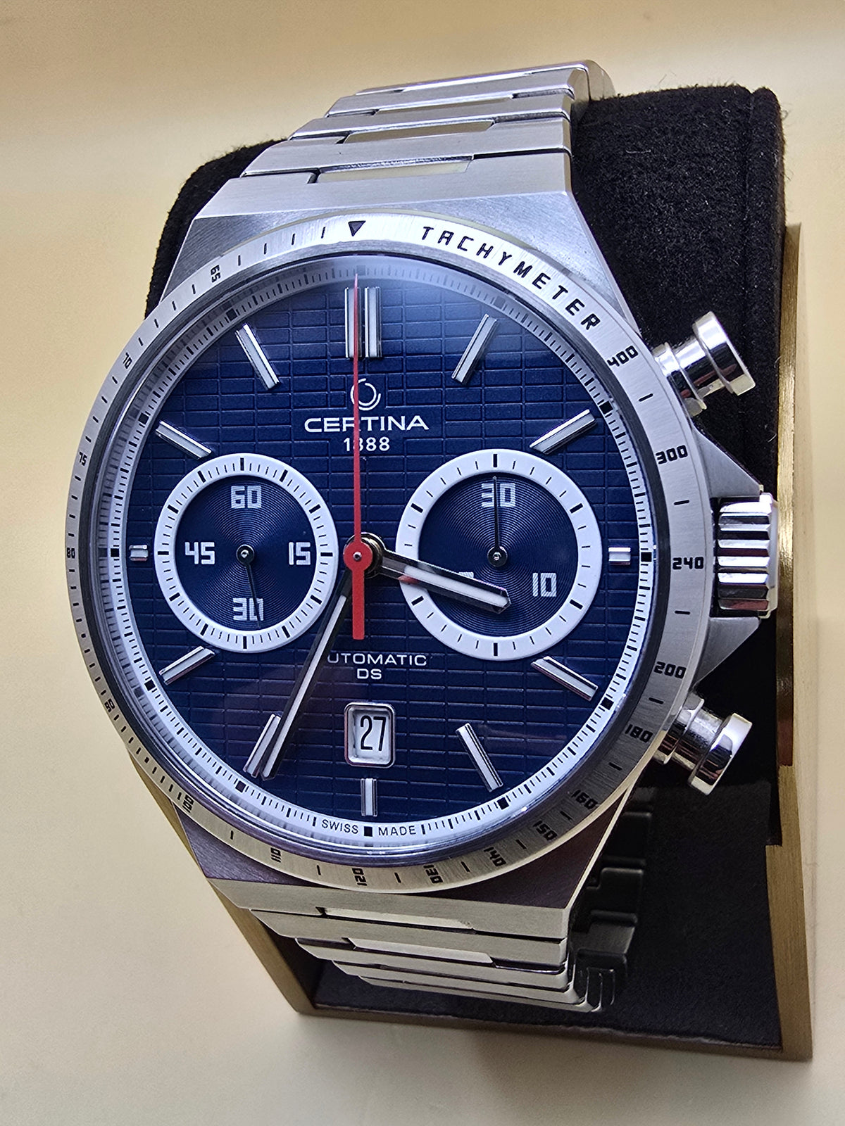 Certina DS-7 Chrono Blue full set 42mm 08.2026