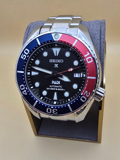 Seiko Sumo Pepsi 6R35 45mm full set 2024