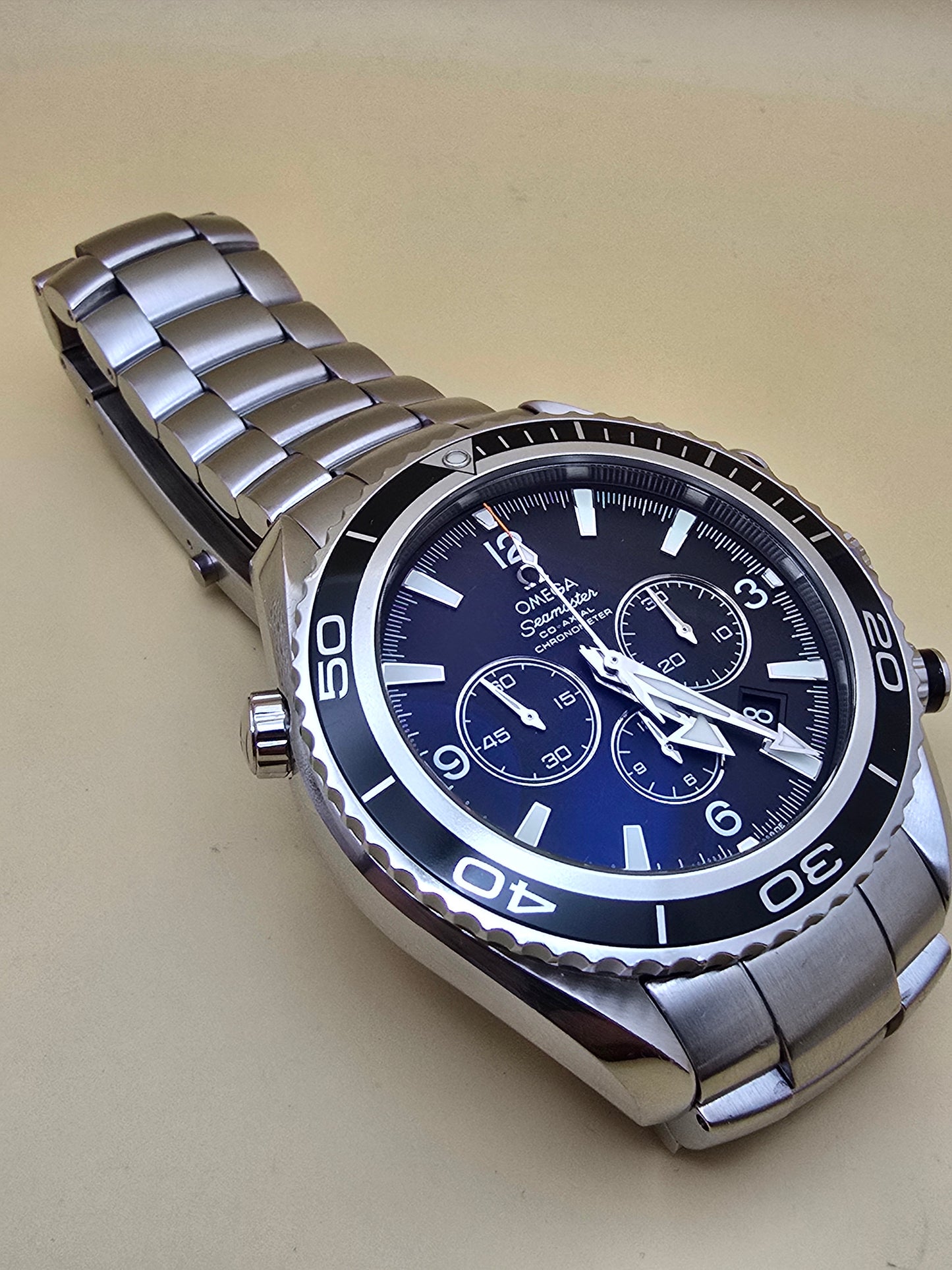 Omega Planet Ocean Co-Axial Cronograph 45.5mm full set 3150Euro