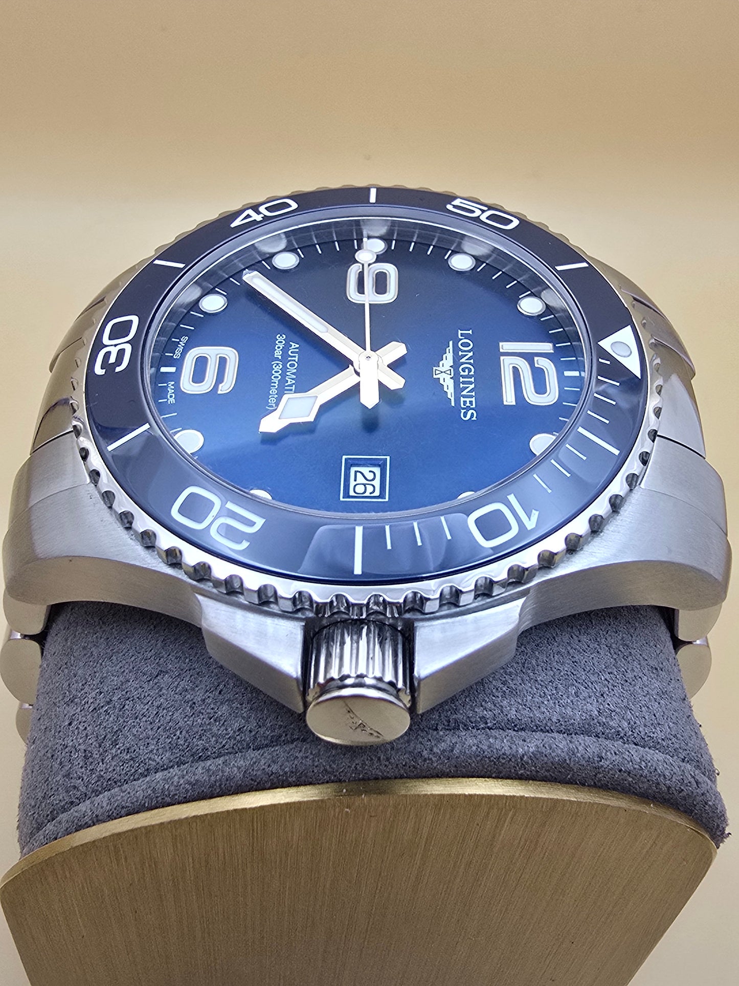 Longines Hydroconquest Ceramic Blue 43mm full set(cutie model nou)