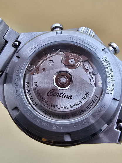 Certina DS-7 Chrono Blue full set 42mm 08.2026