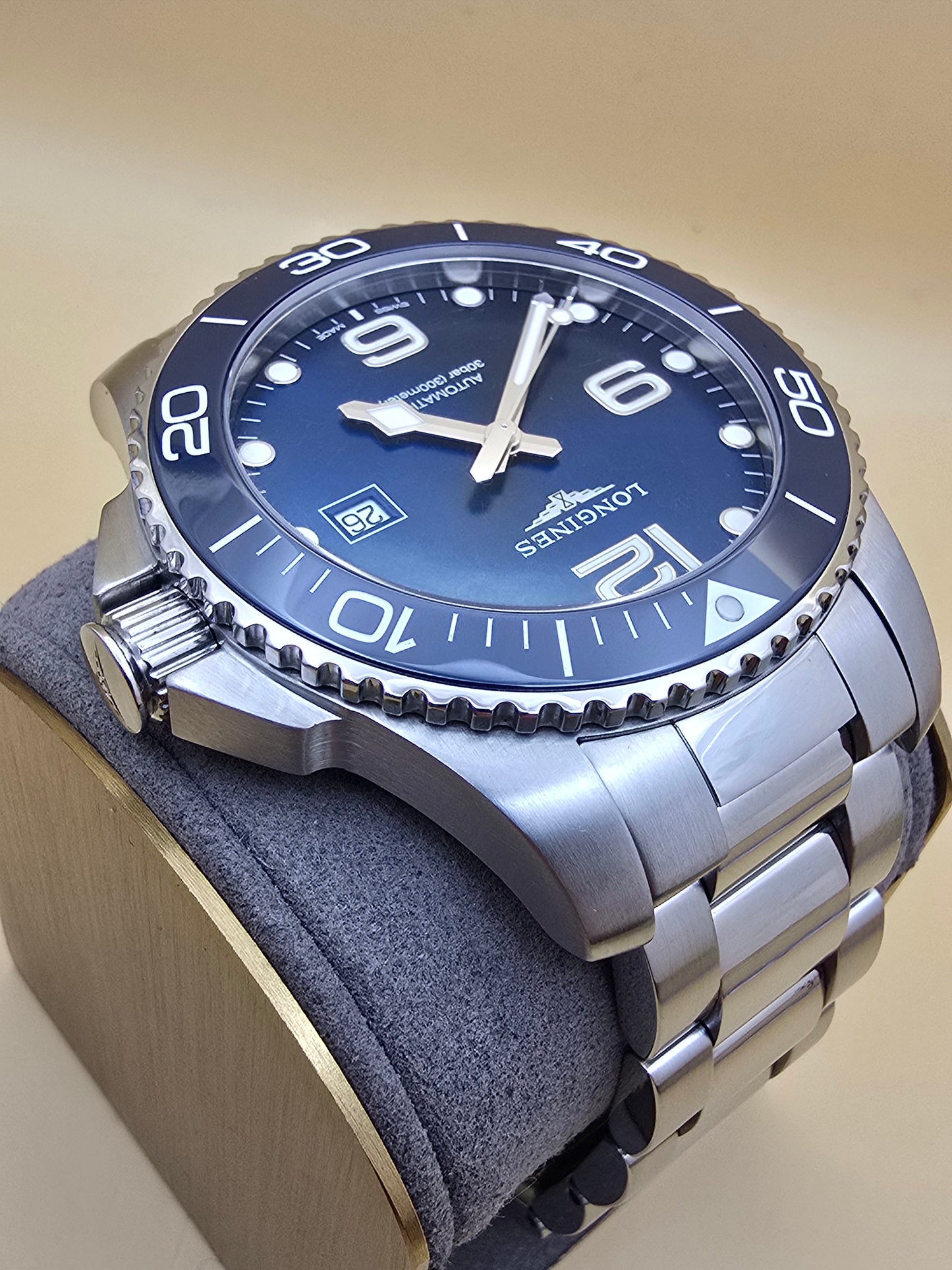 Longines Hydroconquest Ceramic Blue 43mm full set(cutie model nou)