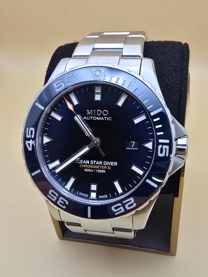 Mido Ocean Star Diver 600m Chronometer Ceramic 43mm full set