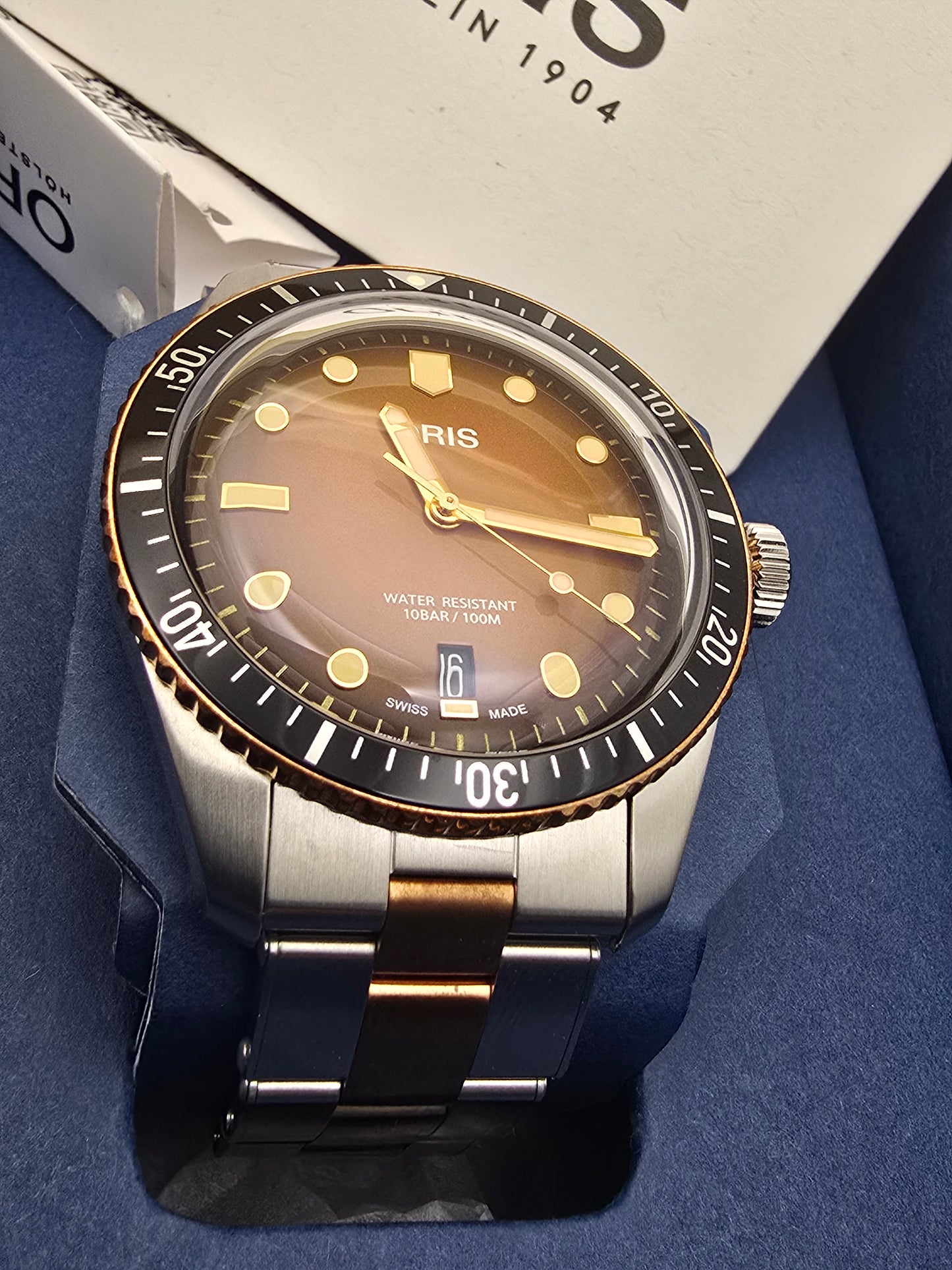 Oris Sixty-Five "Sunset" Bronze 40.5mm 2025 full set
