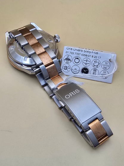 Oris Sixty-Five "Sunset" Bronze 40.5mm 2025 full set