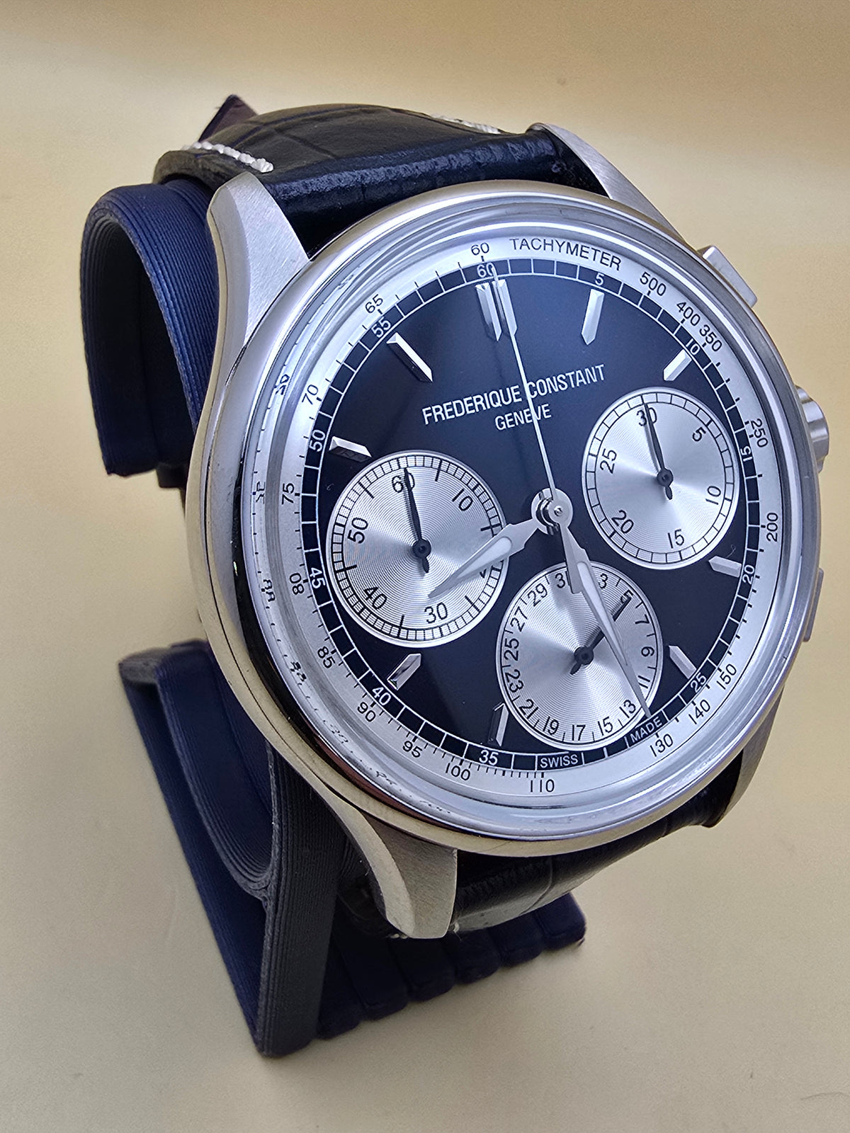 Frederique Constant Manufacture Flyback Cronograph 42mm cutie/supracutie/dovadă achiziție chrono24 2070euro
