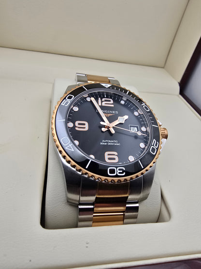 Longines Hydroconquest Rose Gold 41mm Automatic cutie/supracutie REZERVAT