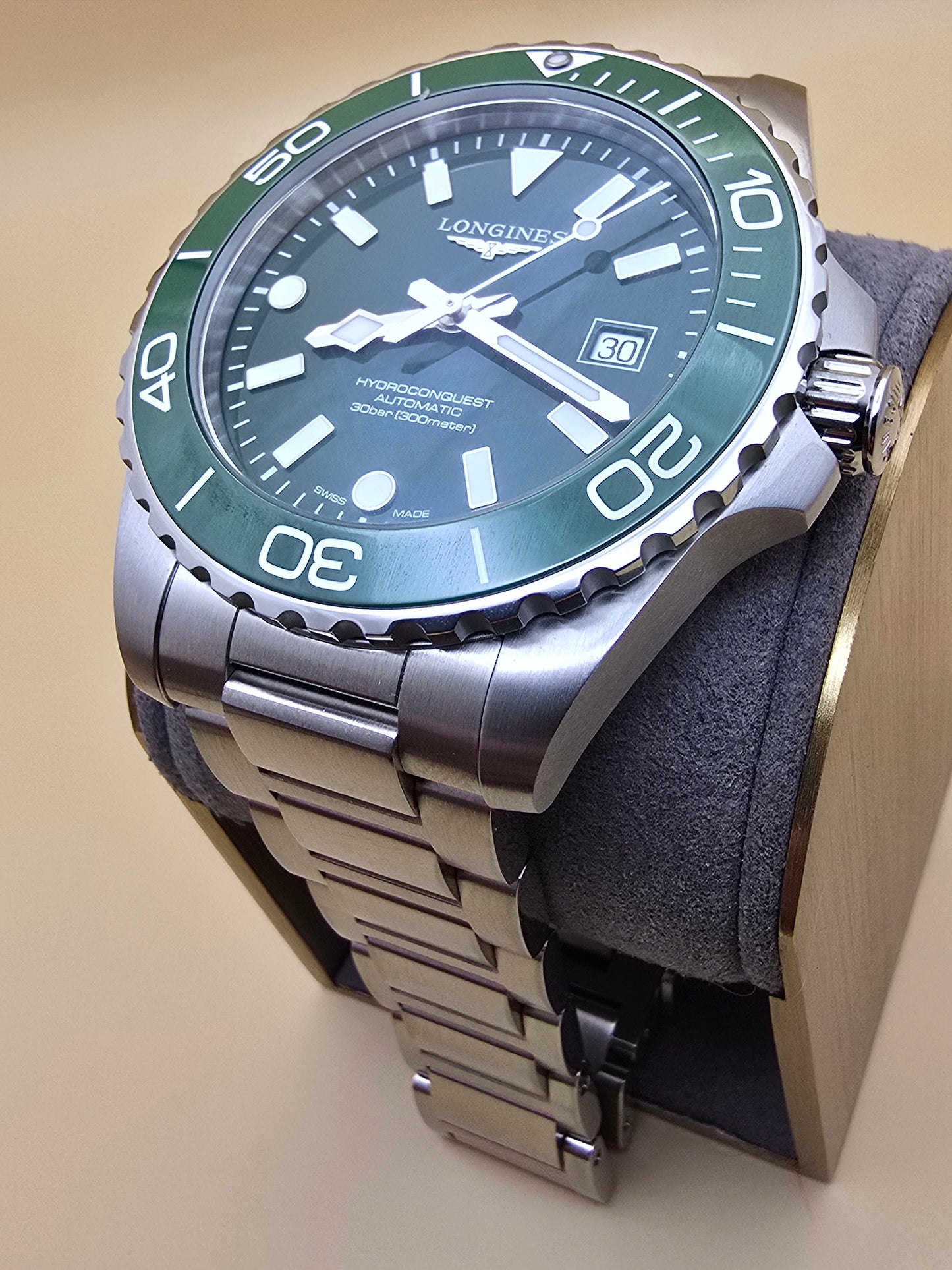 Longines Hydroconquest New Green Ceramic 42mm full set nou 31.07.2026