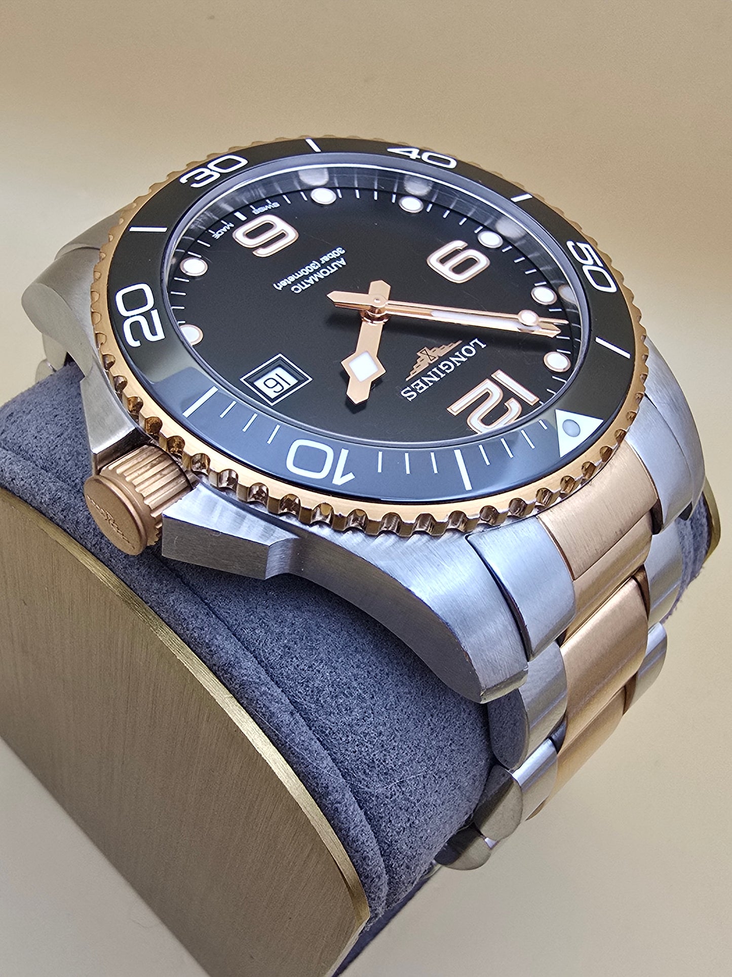 Longines Hydroconquest Rose Gold 41mm Automatic cutie/supracutie REZERVAT
