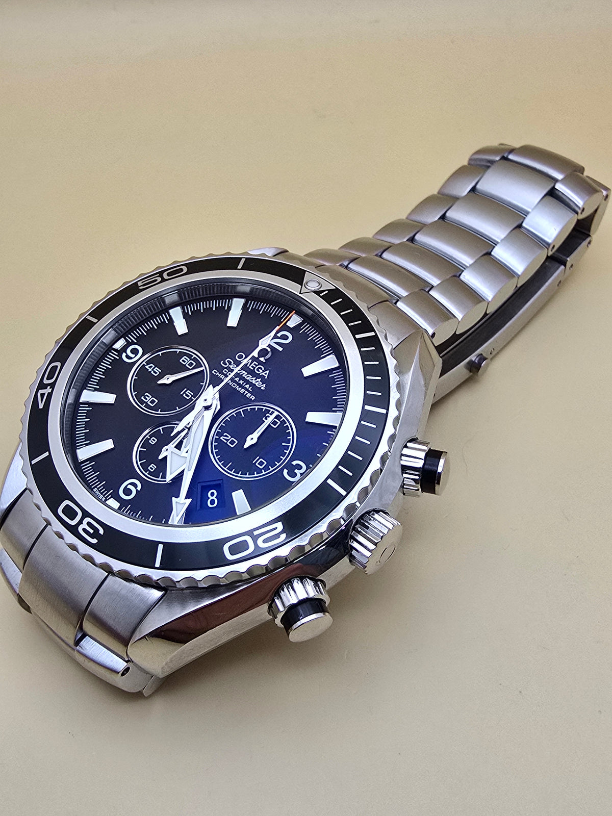 Omega Planet Ocean Co-Axial Cronograph 45.5mm full set 3150Euro
