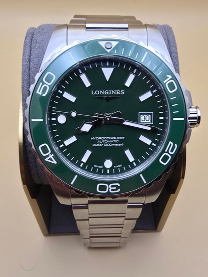 Longines Hydroconquest New Green Ceramic 42mm full set nou 31.07.2026