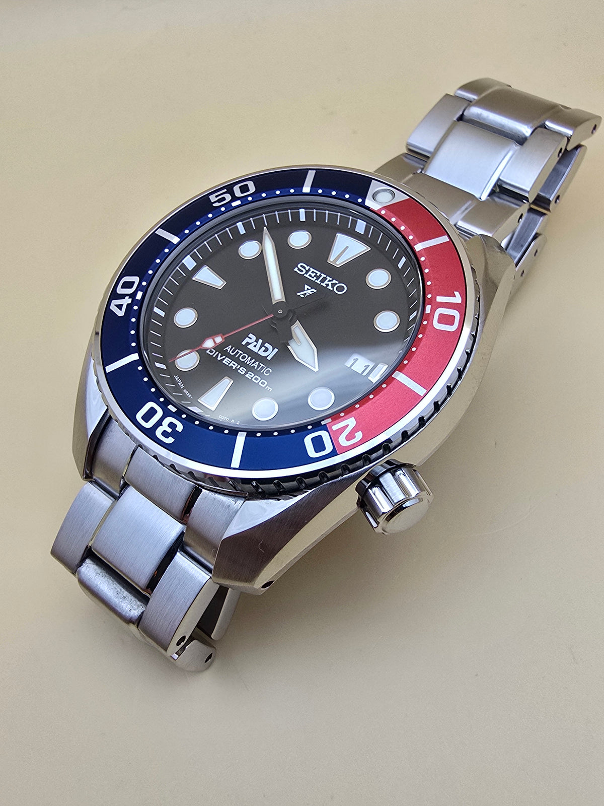 Seiko Sumo Pepsi 6R35 45mm full set 2024