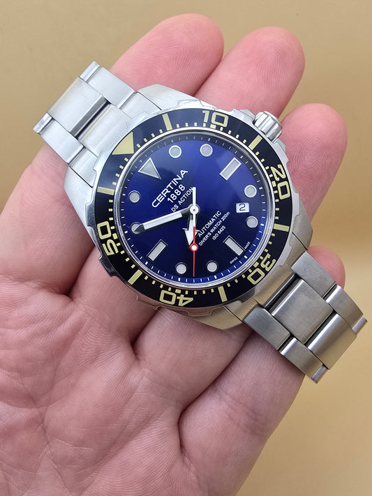 Certina DS Action Diver Blue 43mm full set