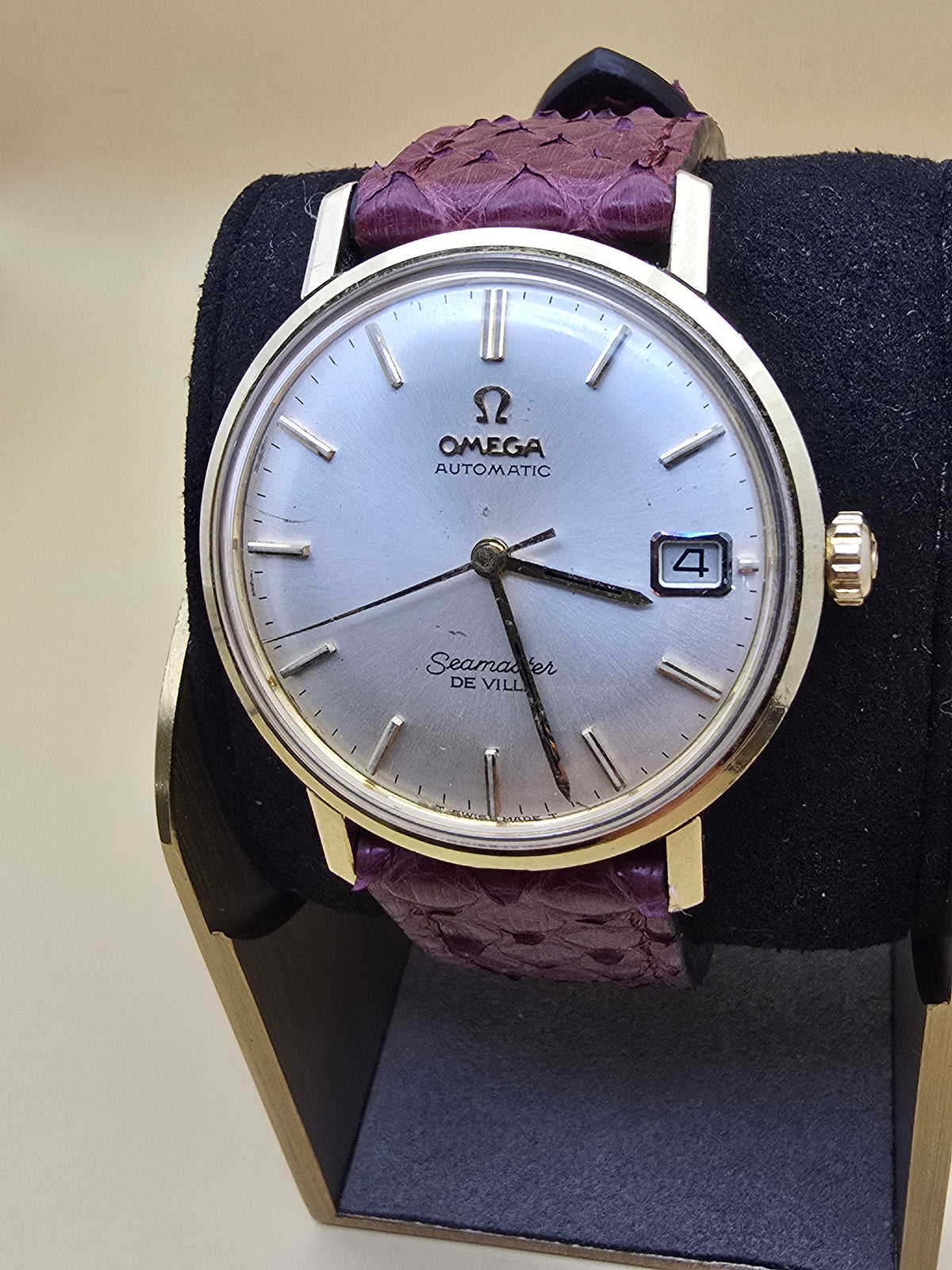 *Vintage* Omega Seamaster DeVille 18k gold capped 34mm