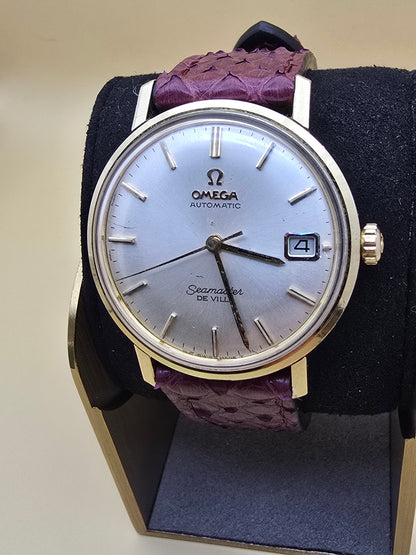 *Vintage* Omega Seamaster DeVille 18k gold capped 34mm