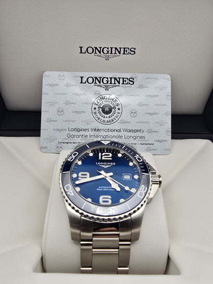 Longines Hydroconquest Ceramic Blue 43mm full set(cutie model nou)