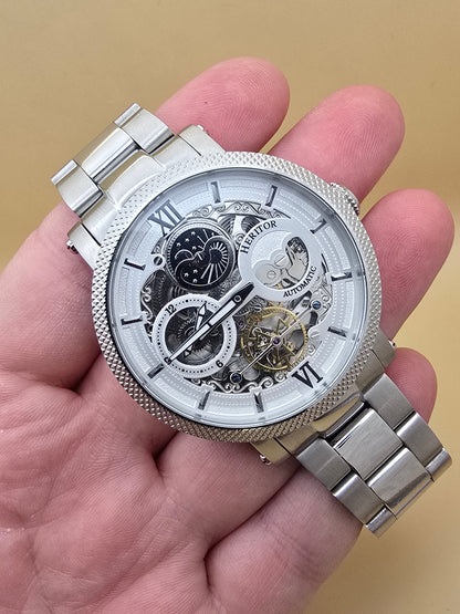 Heritor Aries Skeleton Automatic 46mm nou
