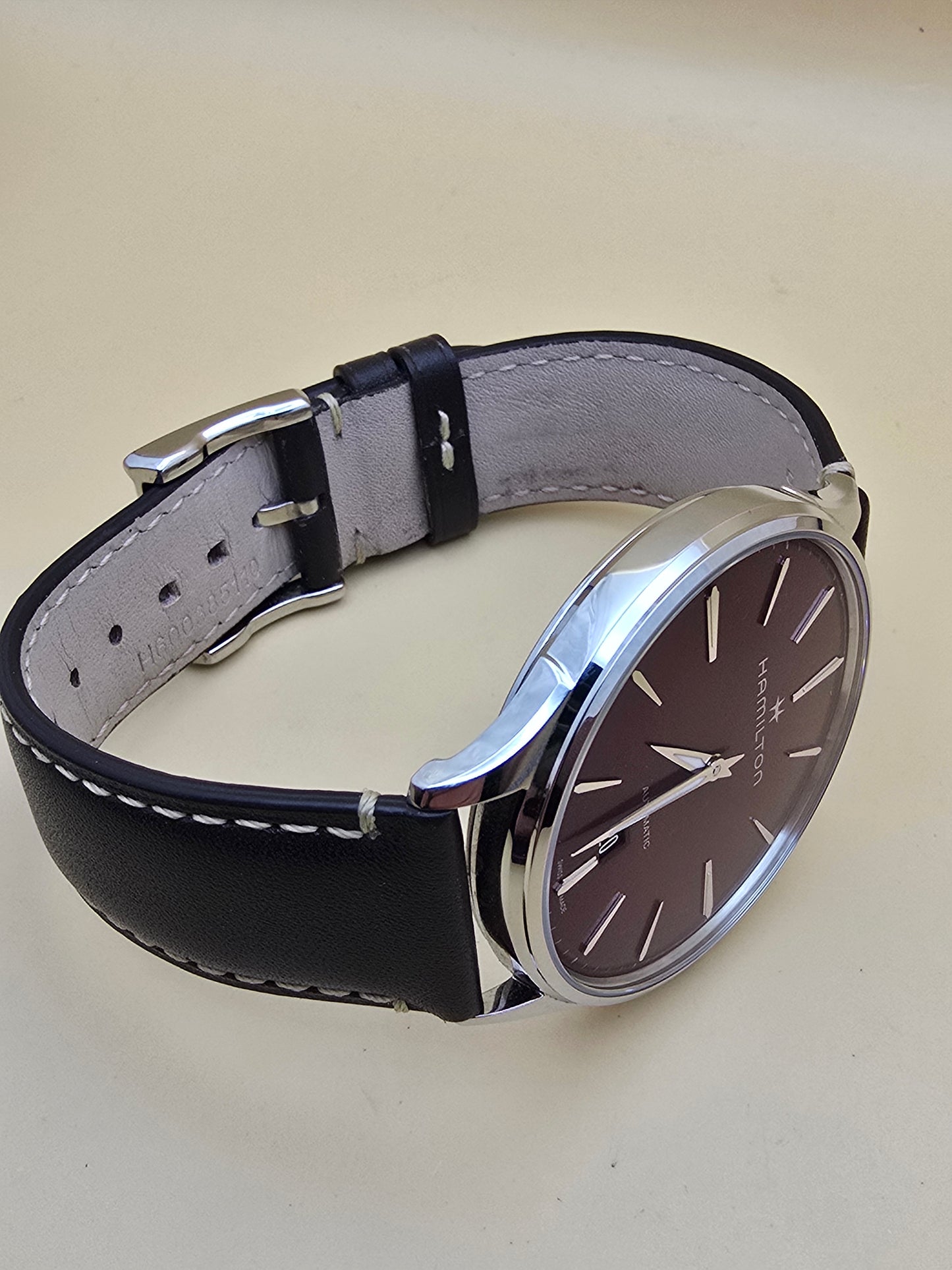 Hamilton Jazzmaster Thinline Burgundy 40mm full set ETA2892