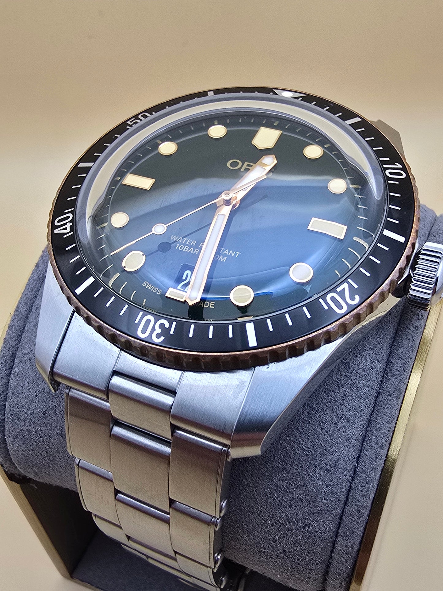 Oris Sixty-Five Green 40mm cutie/supracutie