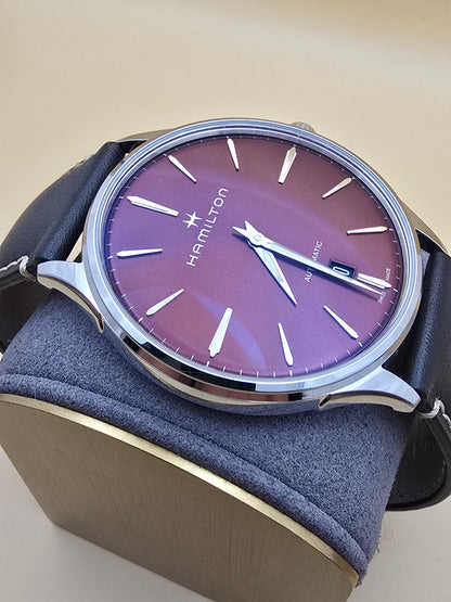 Hamilton Jazzmaster Thinline Burgundy 40mm full set ETA2892