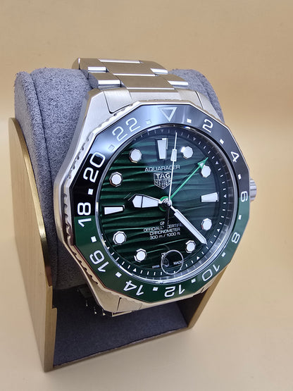 TAG Heuer Aquaracer Green GMT Ceramic 42mm full set 2025