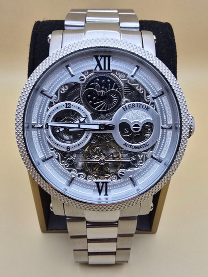 Heritor Aries Skeleton Automatic 46mm nou