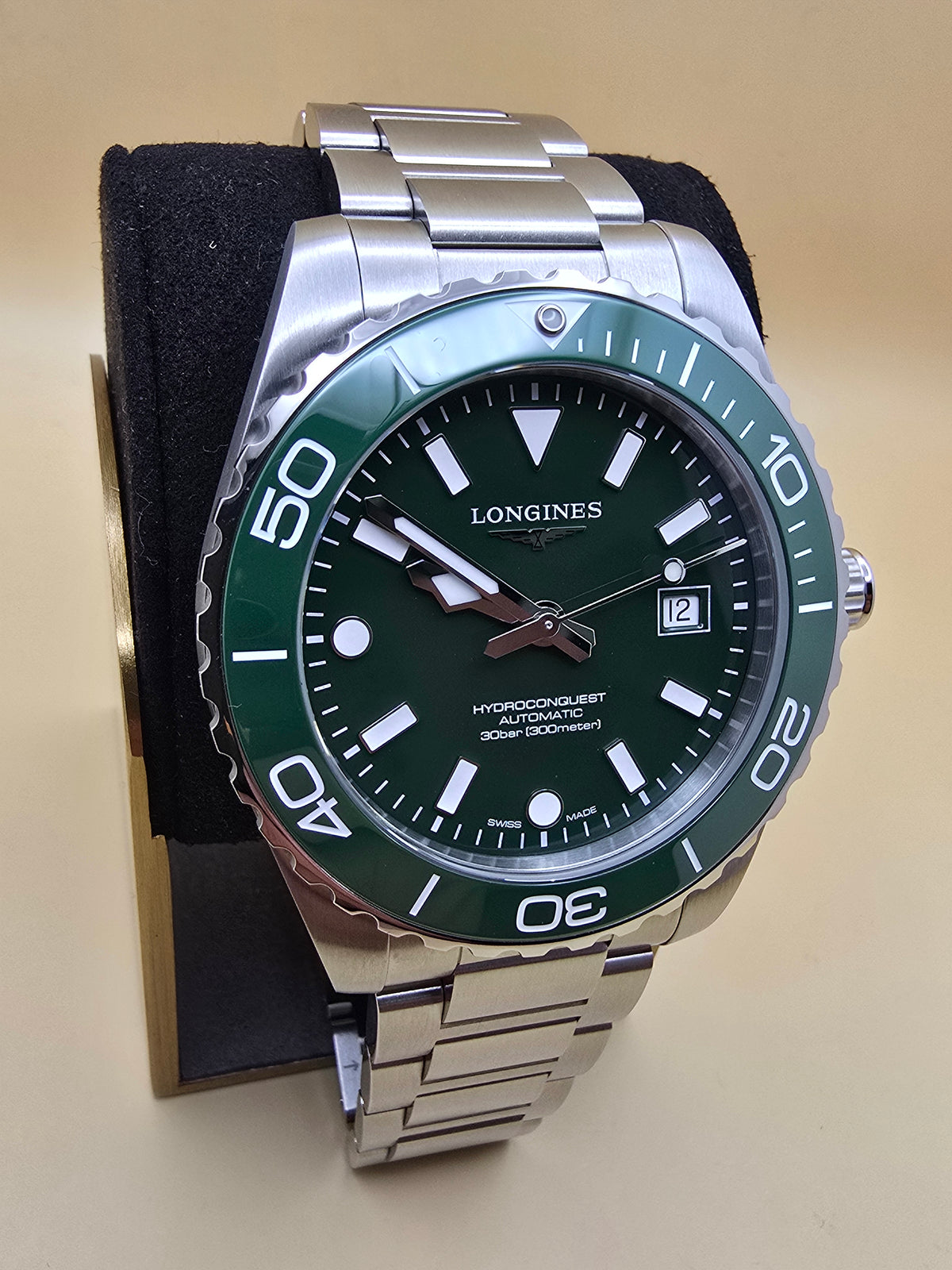 Longines New Hydroconquest Green Ceramic 42mm full set 31.07.2026
