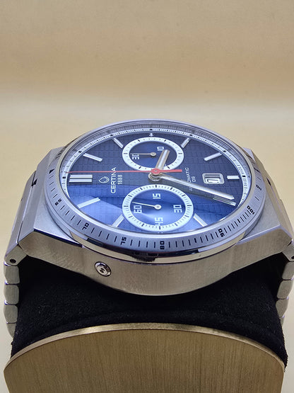 Certina DS-7 Chrono Blue full set 42mm 08.2026