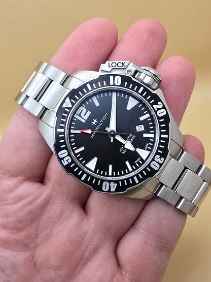Hamilton Khaki Navy Frogman 42mm 2025 cutie/supracutie/garanție+factură dealer