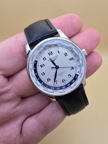 Longines Master Collection World Time GMT 38.5mm cutie originală