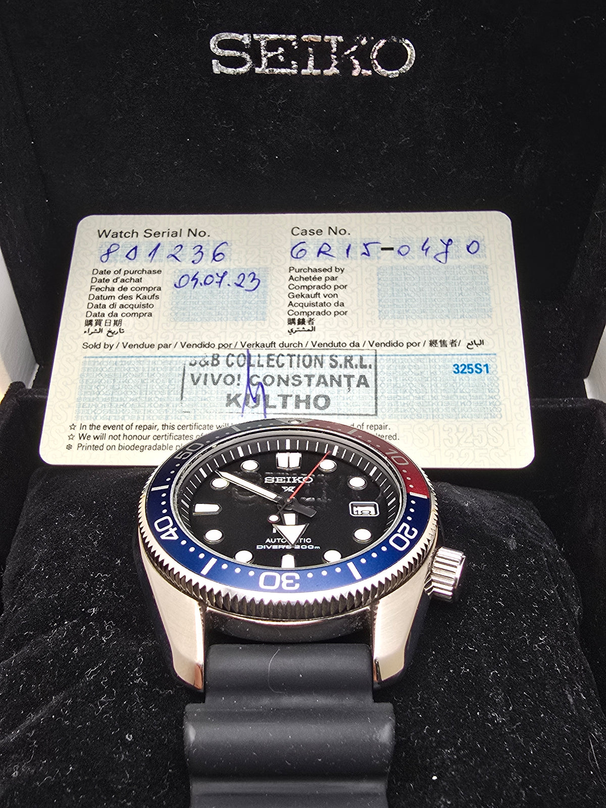 Seiko Marine Master 2.0 Pepsi 44mm 6R full set 2023