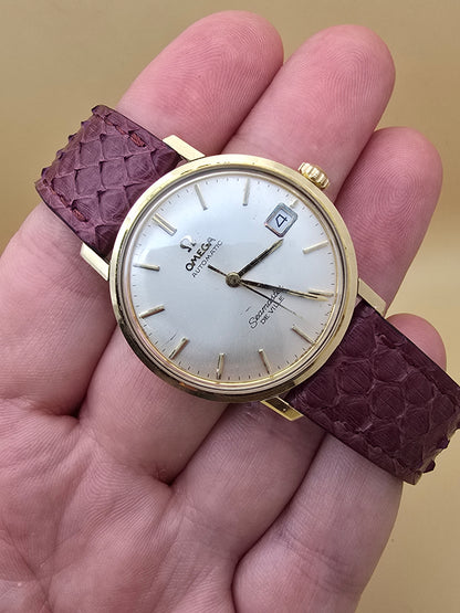 *Vintage* Omega Seamaster DeVille 18k gold capped 34mm