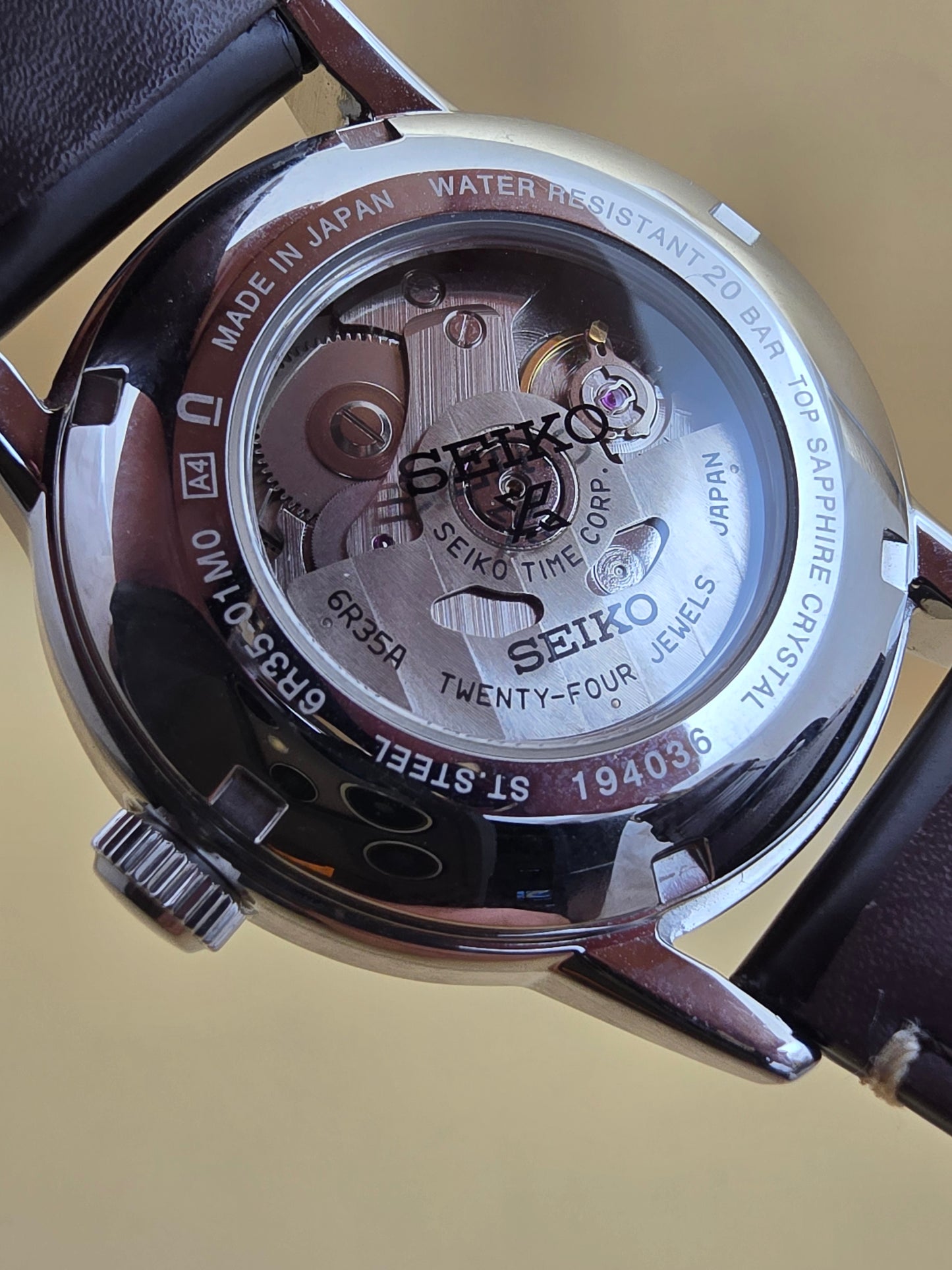 Seiko Alpinist 6R35A 38mm full set