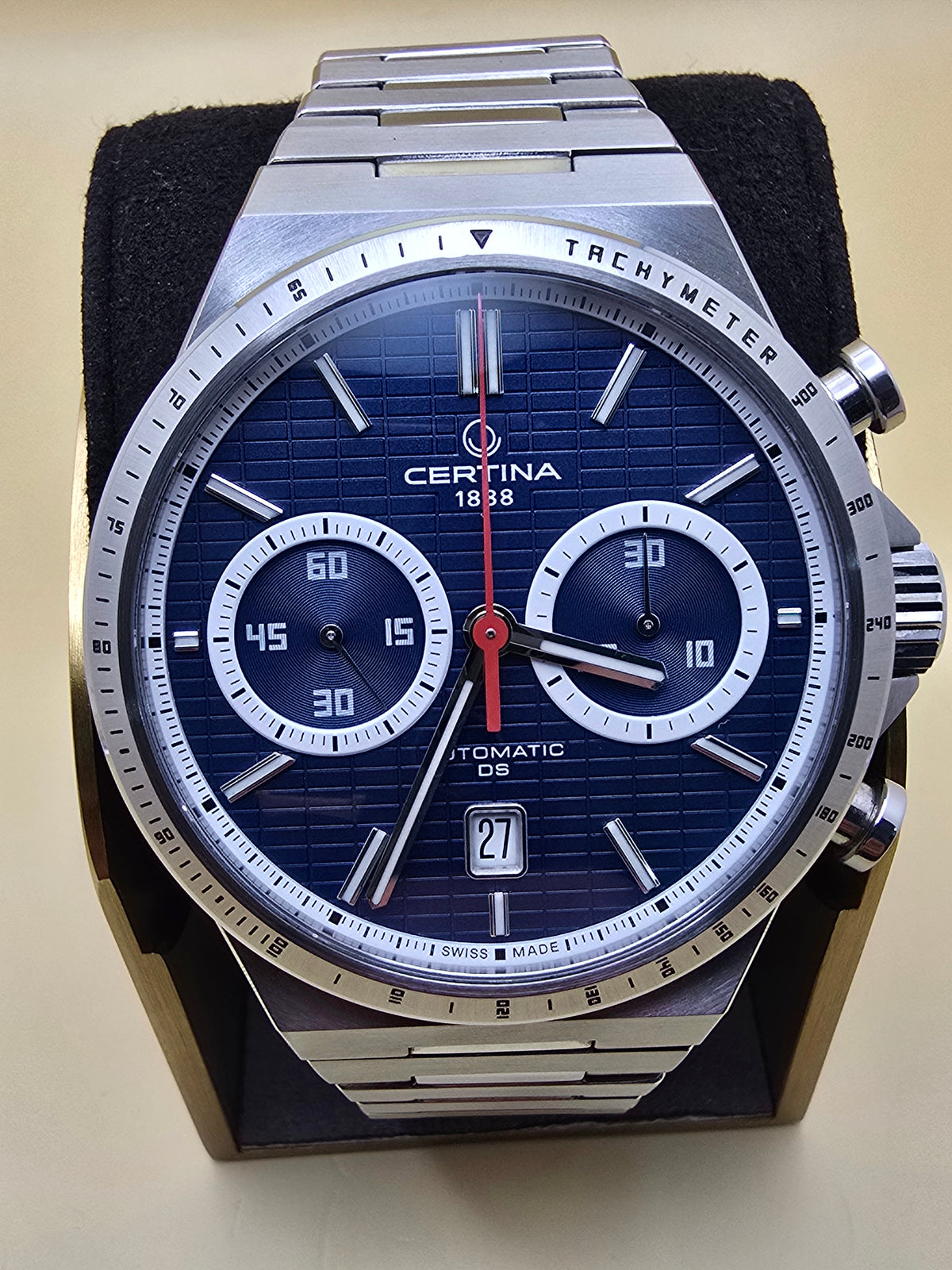 Certina DS-7 Chrono Blue full set 42mm 08.2026